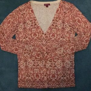 FINAL PRICE $10 CASUAL SWEATER-SZ-M,PEACH,BROWN,